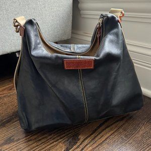 Dooney & Bourke Black Leather Purse, Hobo Bag